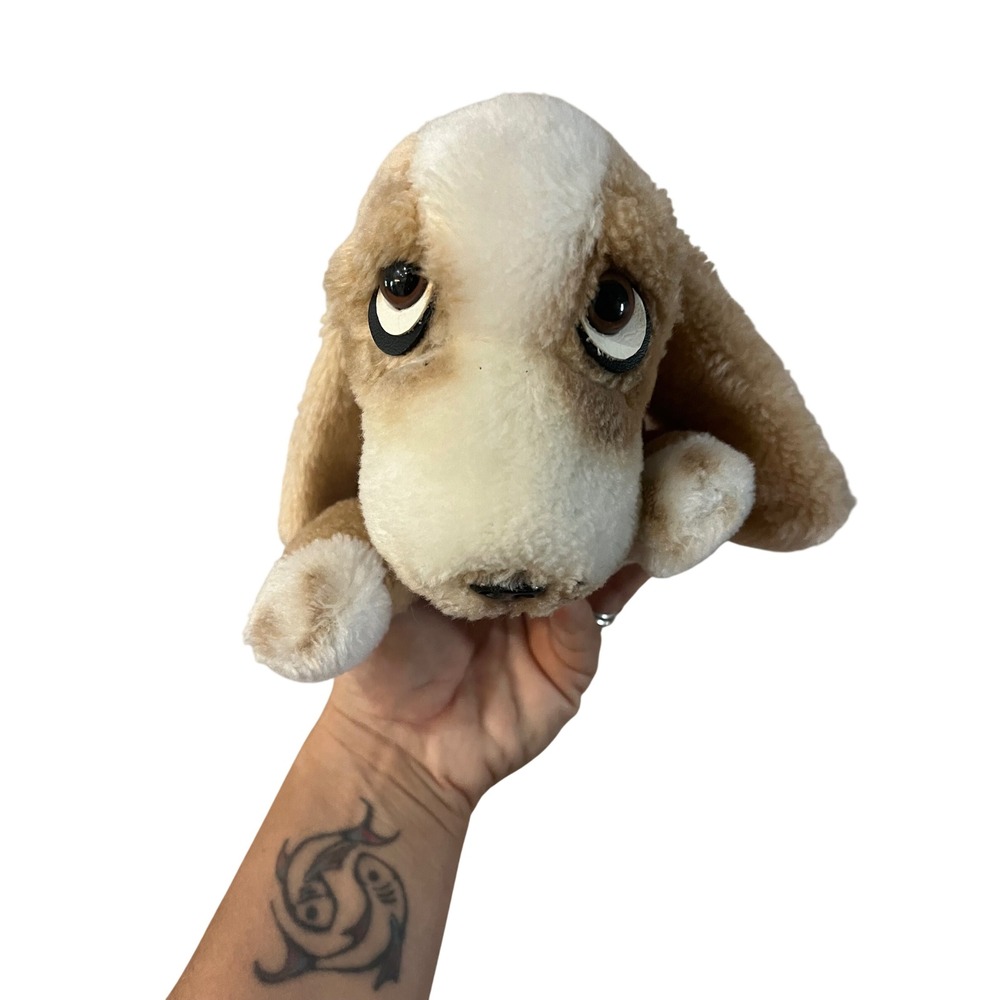 Vintage 1982 Animal Fair Dukes of Hazzard Flash Basset Hound Plush Dog Stuffed